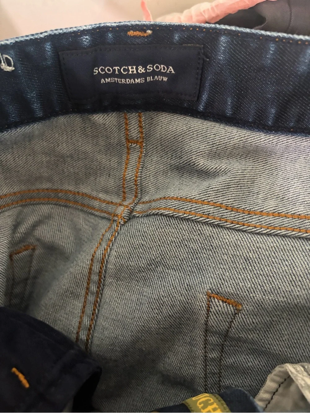 Scotch & Soda Men's Slim Jeans in Dark Blue Wash